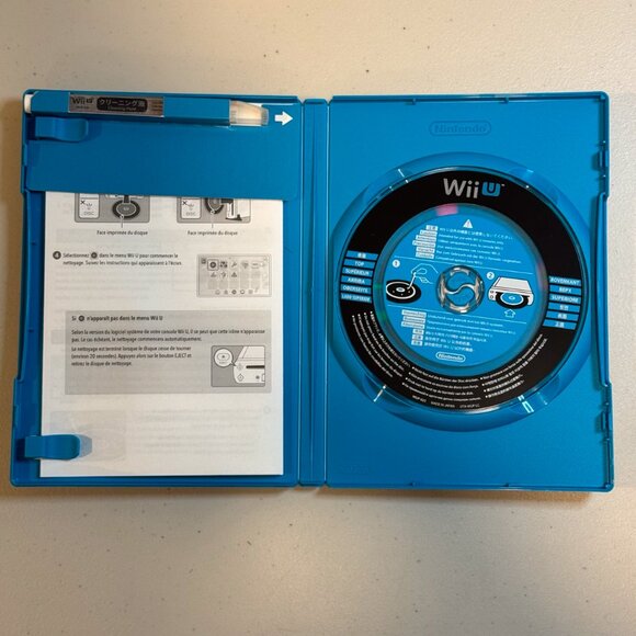 Rare Nintendo Wii U Lens Cleaning Kit English Version Complete 90% Liquid Manual - Picture 3 of 6